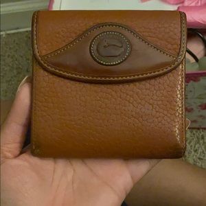 Brown leather wallet